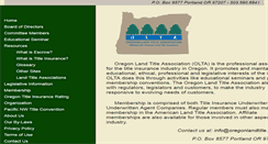 Desktop Screenshot of oregonlandtitle.com